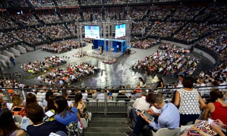 The Congress of Jehovah’s Witnesses on 15 July in Rome.