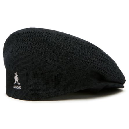 KANGOL Tropic 504 Flat Cap in Black