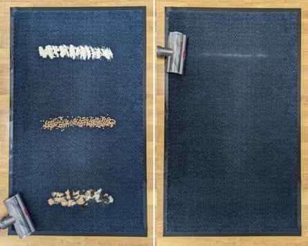 Dyson V15 Detect Absolute before and after