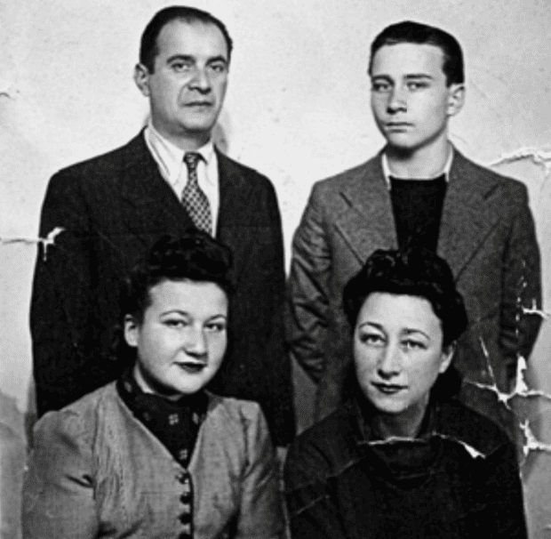 The Aronson family in Lwów, 1940 or 1941