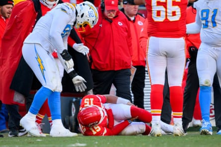 Patrick Mahomes’s season came to an abrupt end on Sunday.