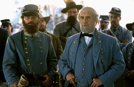 Robert Duvall as General Robert E Lee, right, with Stephen Lang as Lt Gen Thomas ‘Stonewall’ Jackson in Gods and Generals, 2003.