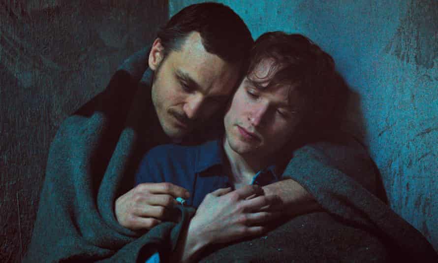 Huddling together for warmth … Franz Rogowski and Anton von Lucke in Great Freedom.