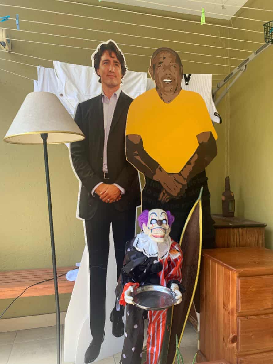 Terrifying cardboard cutouts