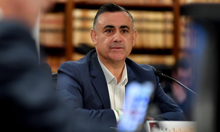 Former NSW deputy premier John Barilaro gives evidence