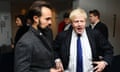 Evgeny Lebedev and Boris Johnson at an awards ceremony in London in 2009.