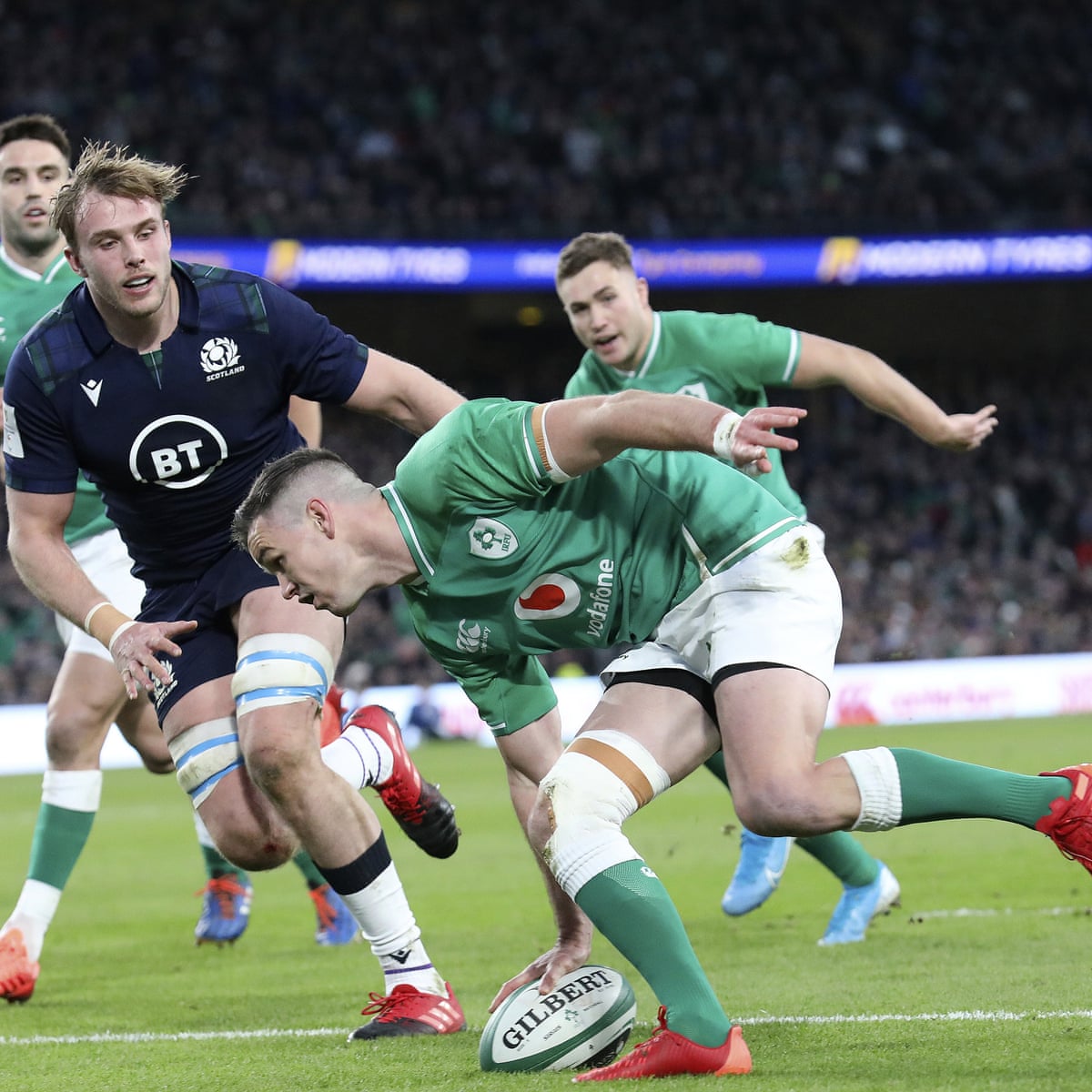 Ireland S Johnny Sexton Secures Hard Fought Victory Over Scotland Six Nations 2020 The Guardian