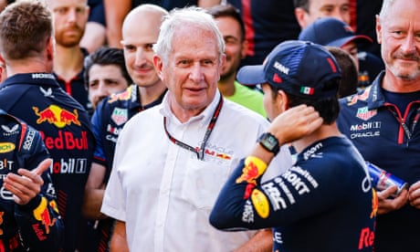 Red Bull’s Helmut Marko apologises for ‘offensive remark’ about Sergio Pérez