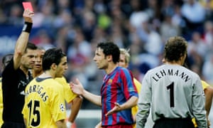 Arsenal v Barcelona in the Uefa Champions League final in 2006
