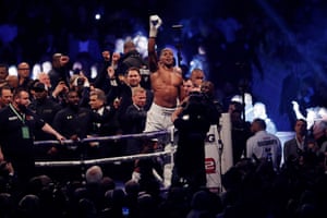 Joshua celebrates victory.