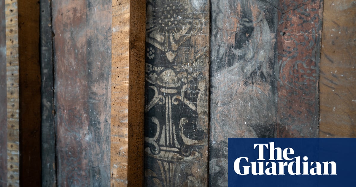 Tudor wall paintings uncovered in Yorkshire ‘discovery of a lifetime’