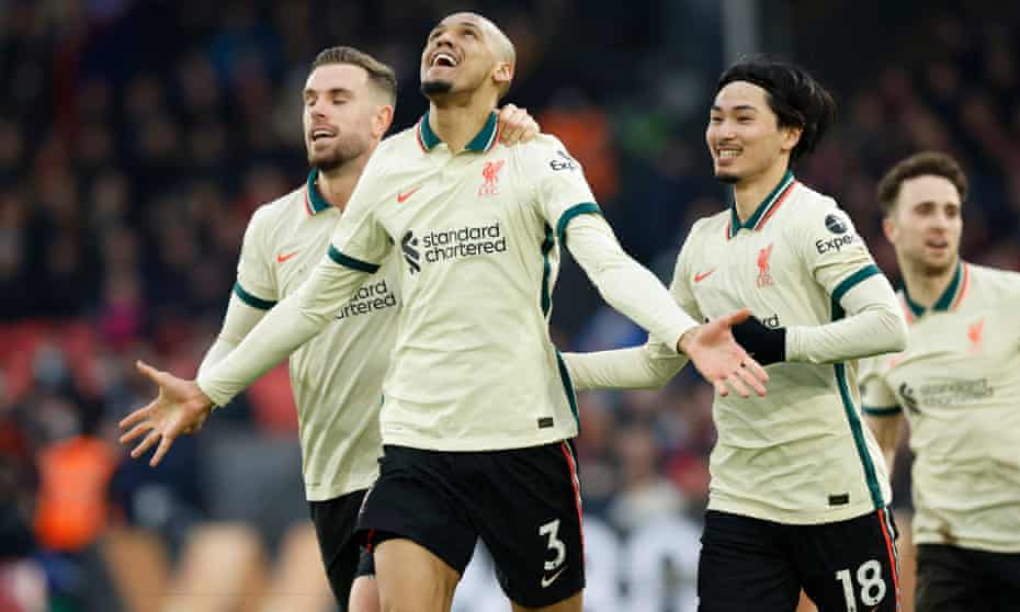 Disputed Fabinho Penalty Seals Win As Liverpool Quash Crystal Palace Revival Premier League The Guardian Disputed Fabinho Penalty Seals Win As Liverpool Quash Crystal Palace Revival Premier League The Guardian