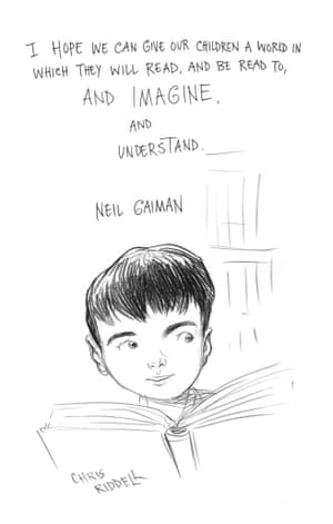 Page 19 of Neil Gaiman and Chris Riddell’s book Art Matters. ART MATTERS by Neil Gaiman, illustrated by Chris Riddell is published by Headline on 6th September