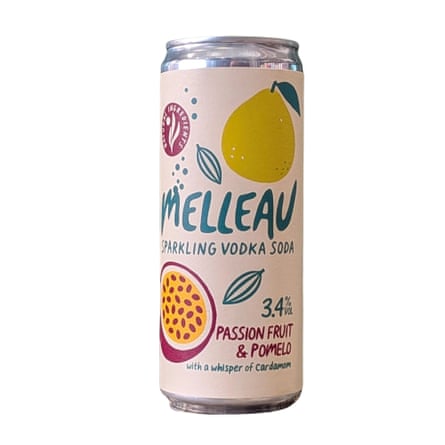 Melleau passion fruit & Pomelo Vodka Soda
