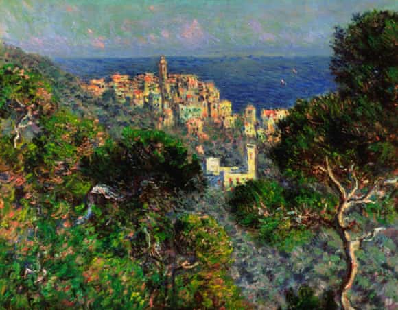 Beguiling … Claude Monet’s View of Bordighera (1884) – part of Monet and Architecture at the National Gallery, London.