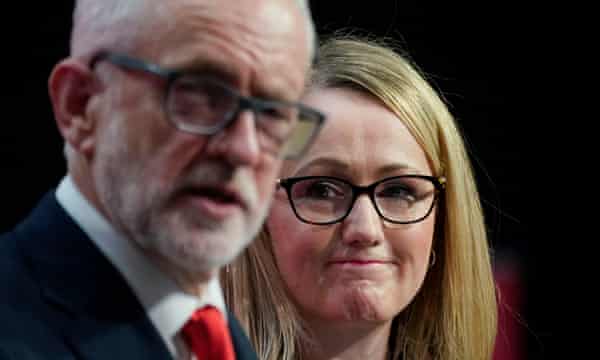 Rebecca Long-Bailey, pictured with Jeremy Corbyn, would be the sort of Labour leader the Tories would worry about least, said the Conservative MP NIgel Evans