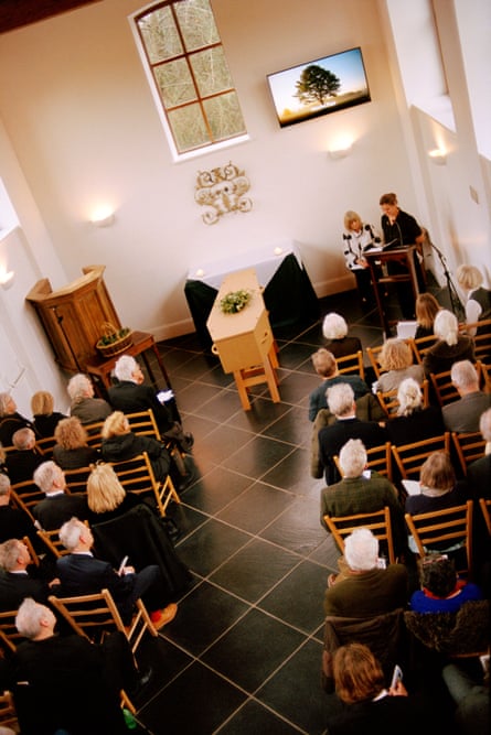 Martin Parr’s funeral.