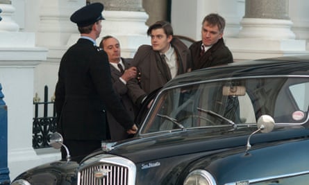 Sam Riley (centre) as Pinkie in the 2010 film of Brighton Rock.