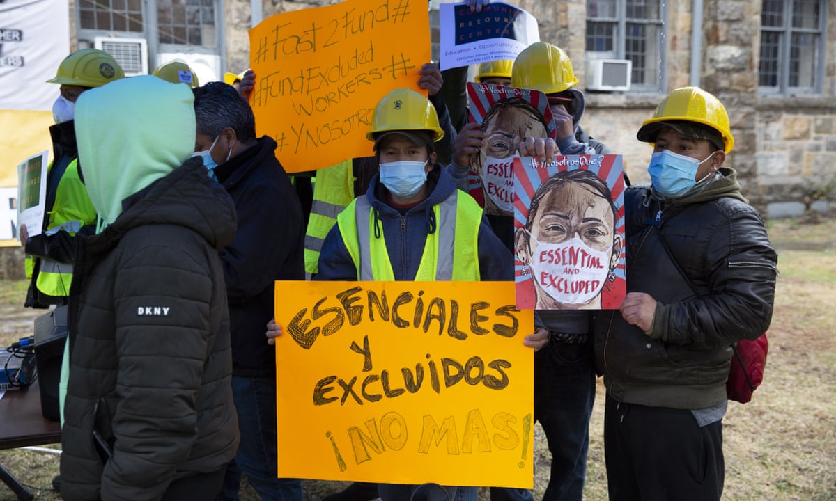 New York to give up to $15,600 to undocumented migrants hit by Covid | New York | The Guardian