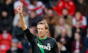 Peter Crouch Desperate For More Game Time After Rare Stoke City Outing Football The Guardian