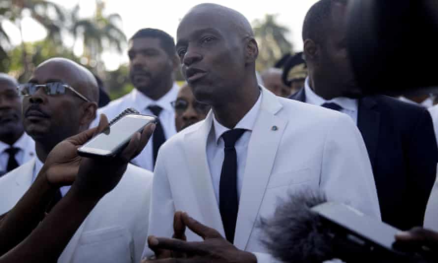 Haiti’s President Jovenel Moïse at a ceremony marking the death of Jean-Jacques Dessalines, in Port-au-Prince earlier this year.