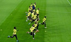 Tottenham training