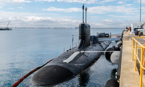 The USS North Carolina, a Virginia-class nuclear-powered attack submarine. ‘The most likely outcomes will be that the Virginias will not be available to Australia because the US navy cannot spare them.’