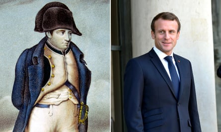 Napoleon and Emmanuel Macron (composite)
