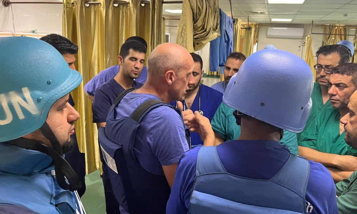 Gaza's main hospital has become a 'death zone.'
