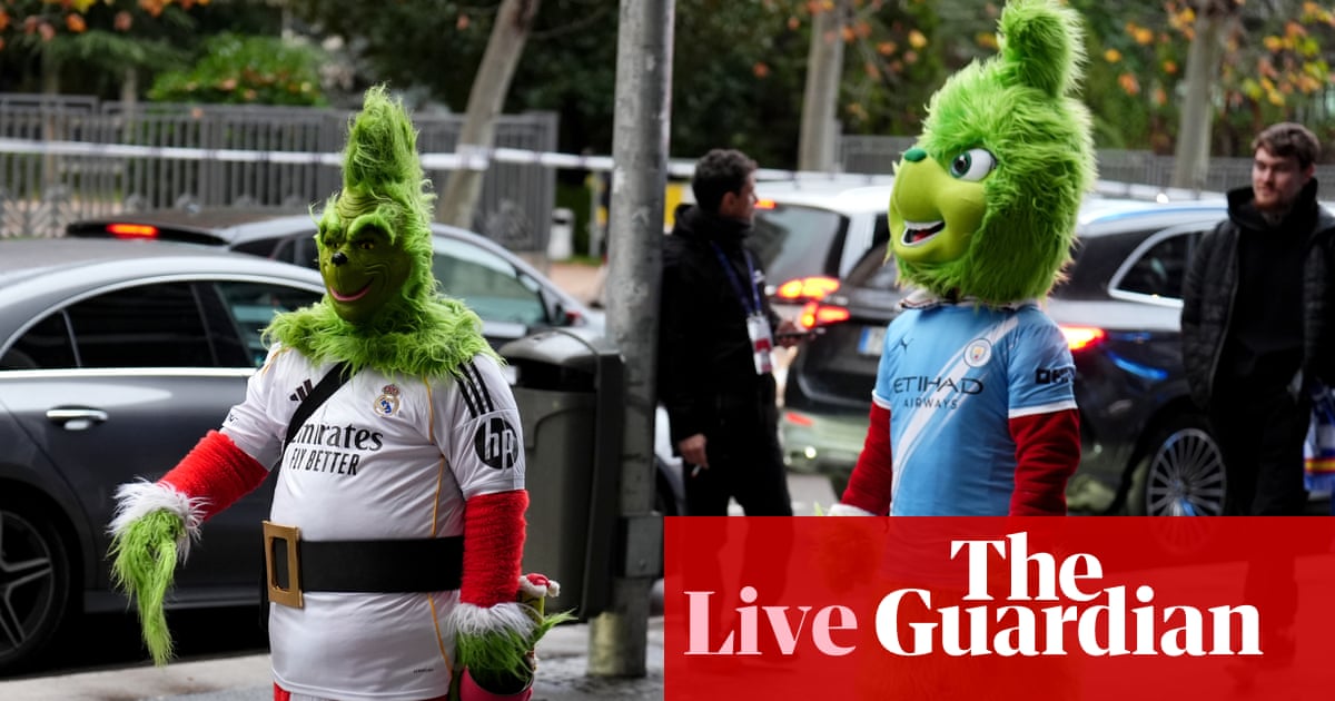 Real Madrid v Manchester City: Champions League live