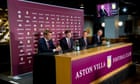 Aston Villa chief executive warns fan-led review risks ‘killing golden goose’