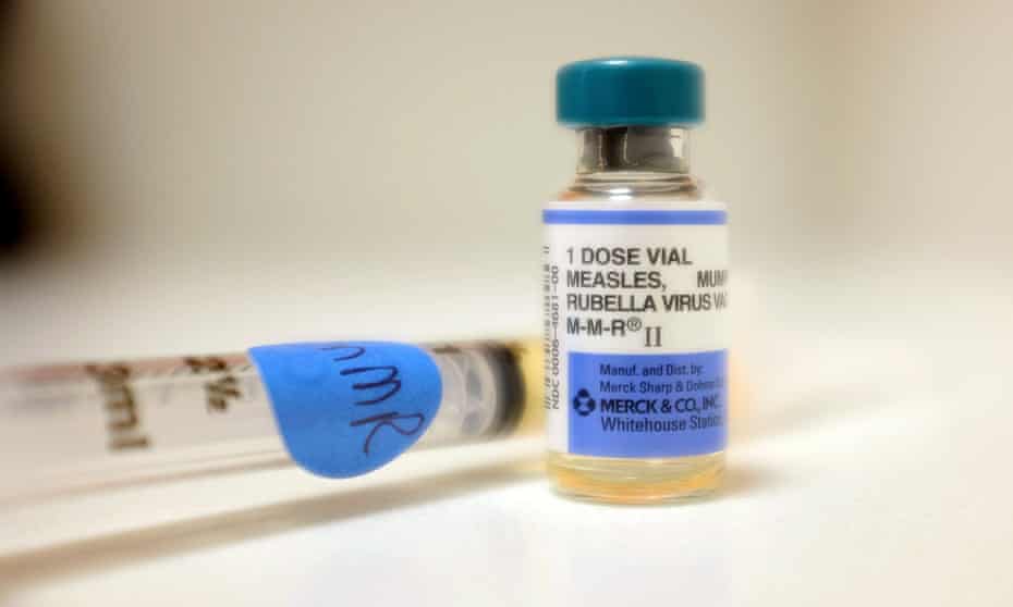Vaccination rubella MMR vaccine: