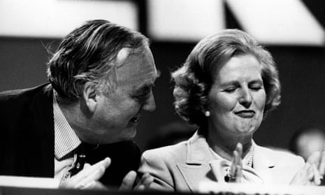 Willie Whitelaw and Margaret Thatcher at the 1978 Conservative party conference. David Faulkner worked at the Home Office under Whitelaw.