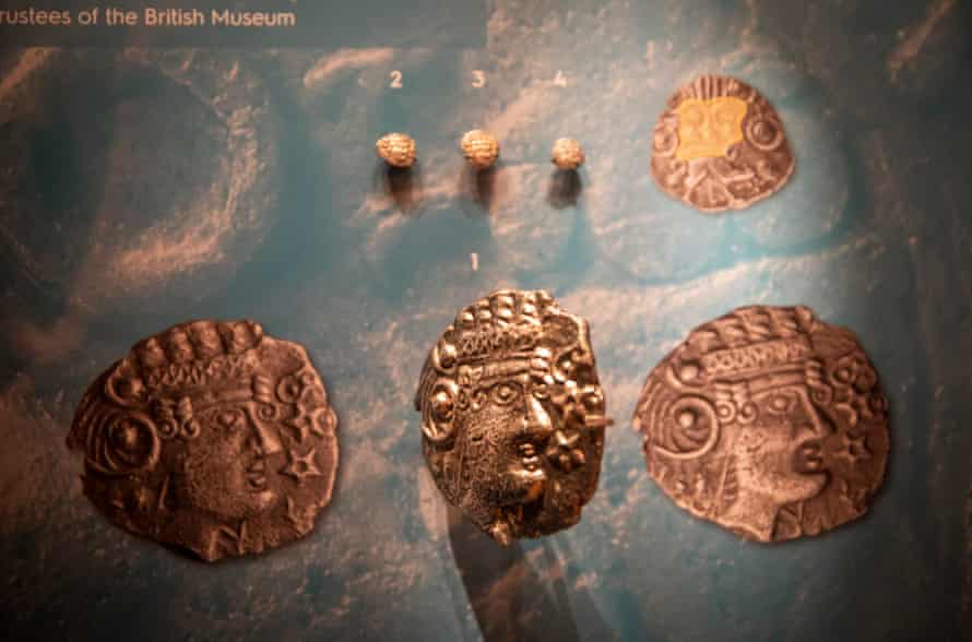 Two silver 'Bury B' tokens