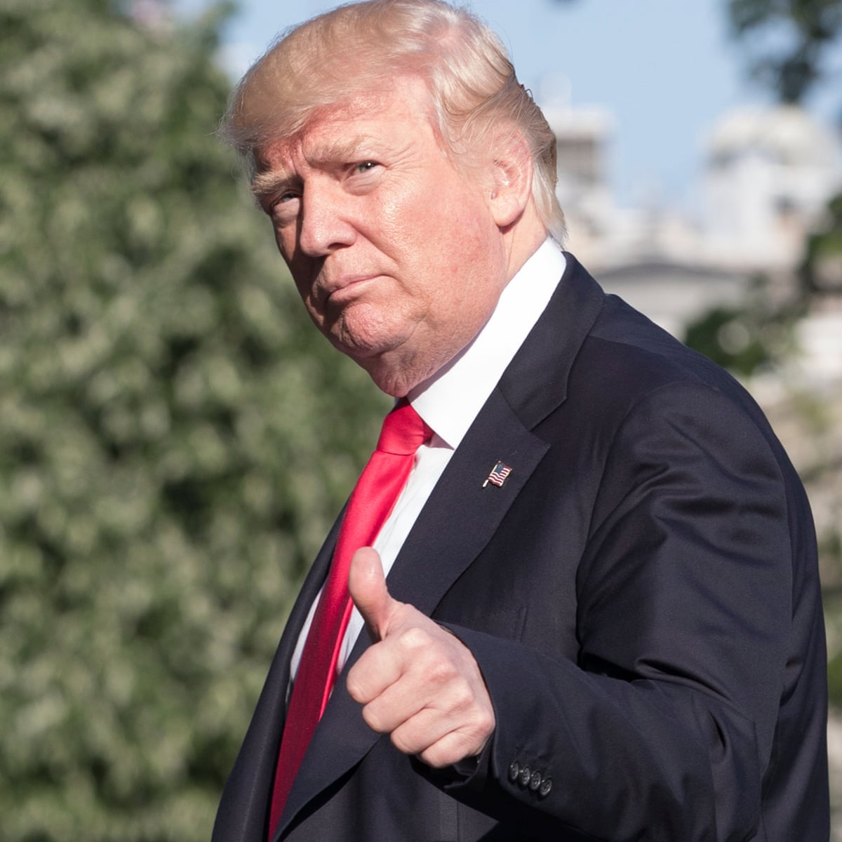 Donald Trump blames constitution for chaos of his first 100 days | Donald  Trump | The Guardian