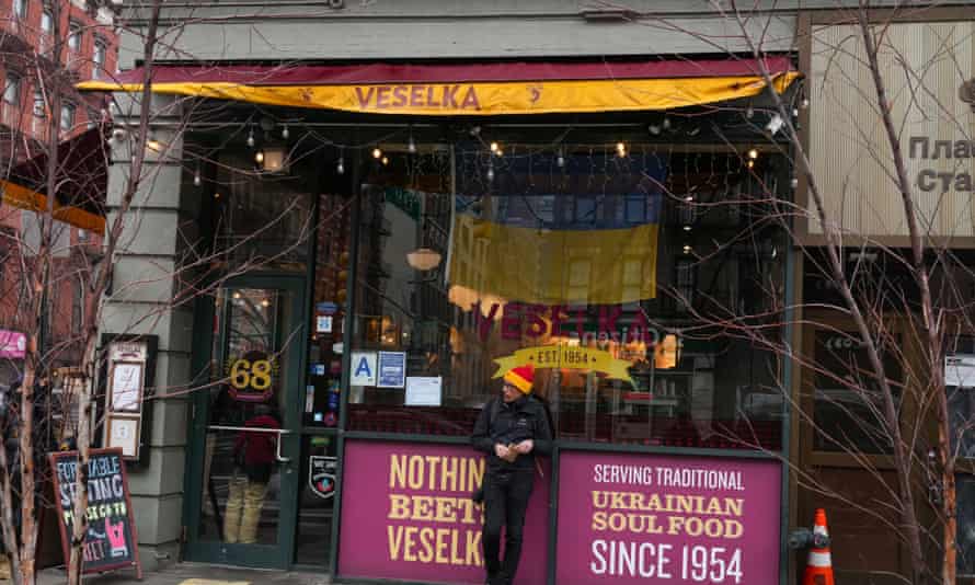 Veselka is small by most dining standards, but big for New York's East Village neighborhood.