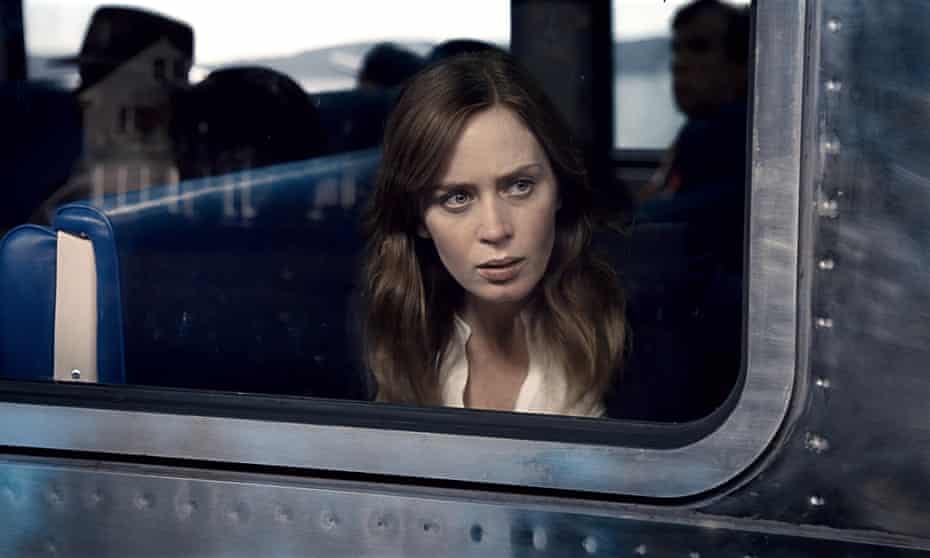 Emily Blunt as Rachael Watson in the film version of The Girl on the Train, by Paula Hawkins.