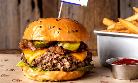 The Impossible Burger is made of synthetic meat from an American company