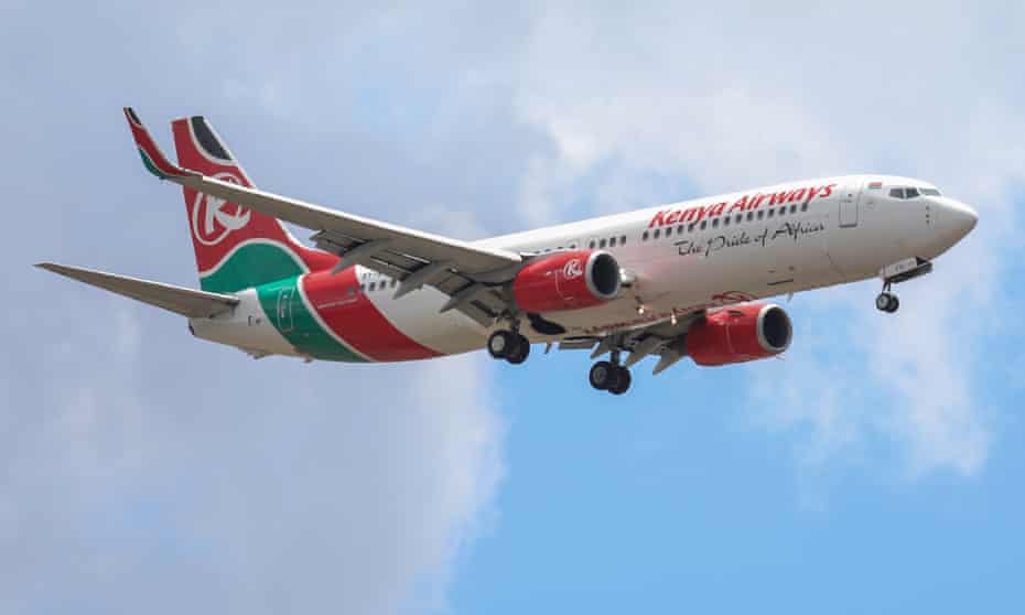 A Kenya Airways jet