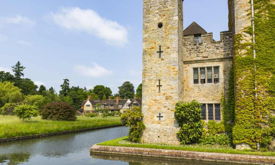 Hever Castle and Moat, Hever Castle &amp; Gardens, Hever, Edenbridge, Kent, England, United Kingdom; Shutterstock ID 704389747; purchase_order: -; job: -; client: -; other: -