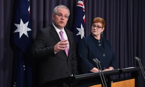 Scott Morrison and Marise Payne