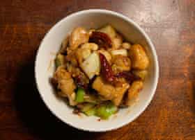 Fuchsia Dunlop’s kung pao chicken – sun-dried chillies are indispensable.