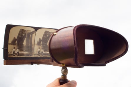 A Victorian stereoscopic viewer