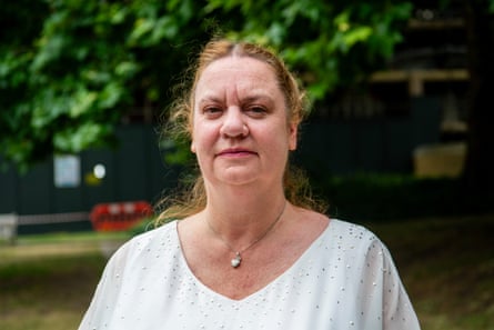 Elaine Newborough standing outside