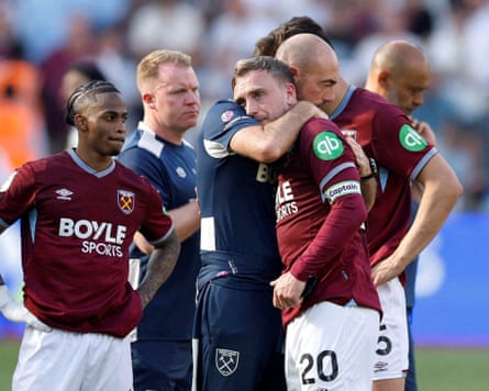 Jarrod Bowen, who has appeared burdened by the captaincy, and others at West Ham digest the blow of relegation