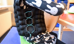 The long-term effect of using sand vests is not known.