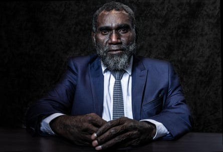 President Ishmael Toroama in Sydney in 2024.
