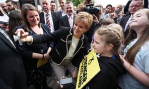 General Election 2017First Minister and SNP leader Nicola Sturgeon during an event at the Malmaison Hotel in Edinburgh while on the last day of campaigning for the General Election. PRESS ASSOCIATION Photo. Picture date: Wednesday June 7, 2017. See PA story ELECTION Main. Photo credit should read: Jane Barlow/PA Wire
