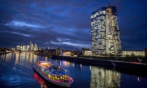 The European Central Bank in Frankfurt, Germany, where non-essential visits are being cancelled until April