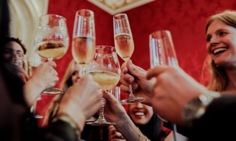 Raising a glass with French Bloom, the alcohol free wine launched in 2021 that sold more than 10,000 bottles in three months.